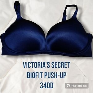 EUC Navy Biofit Push-Up 34 DD Bra